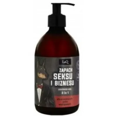 LaQ Doberman Exlusive Czarny Mat �el pod prysznic 8w1 500 ml