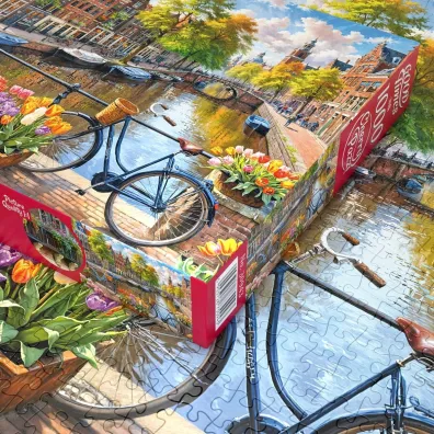Puzzle 1000 el. Amsterdam Tulips CherryPazzi