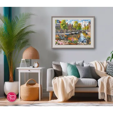 Puzzle 1000 el. Amsterdam Tulips CherryPazzi