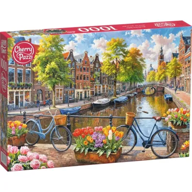Puzzle 1000 el. Amsterdam Tulips CherryPazzi