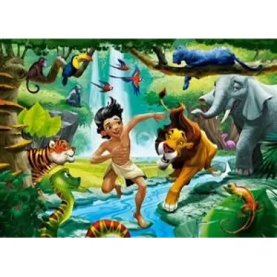 Puzzle 120 el. Ksi�ga d�ungli Castorland
