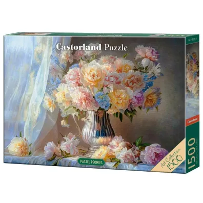 Puzzle 1500 el. Pastel Peonies Castorland