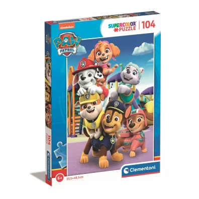 Puzzle 104 el. SuperColor. Paw Patrol Clementoni