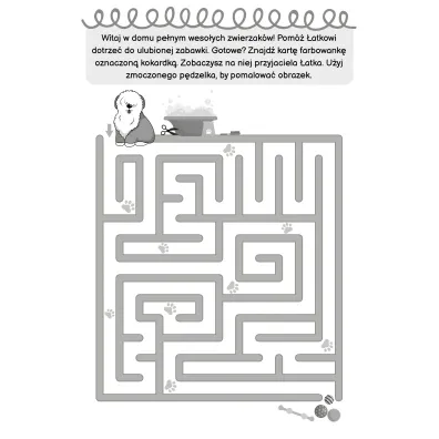 Ksi��ka edu. B5 Zwierz�ta domowe. Zadanka & farbowanki  P�DZELEK SKRZAT 980737