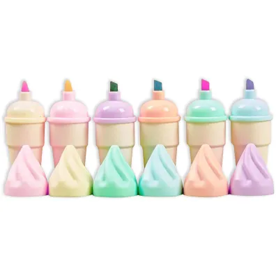 KIDS EUROSWAN Zestaw marker�w w kszta�cie loda Sweet Dreams 6 szt.