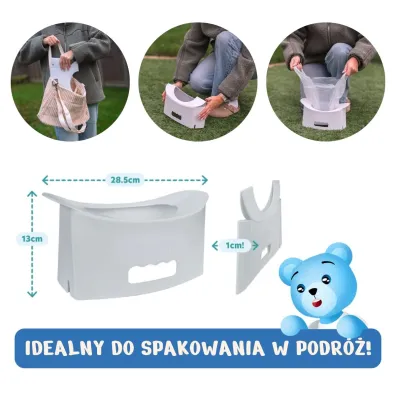 Potette Nocnik turystyczny sk�adany EasyGo, jasnoszary
