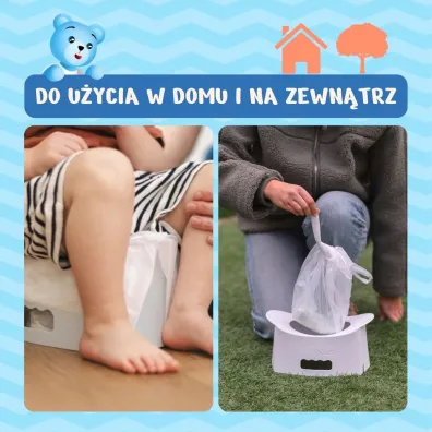 Potette Nocnik turystyczny sk�adany EasyGo, jasnoszary