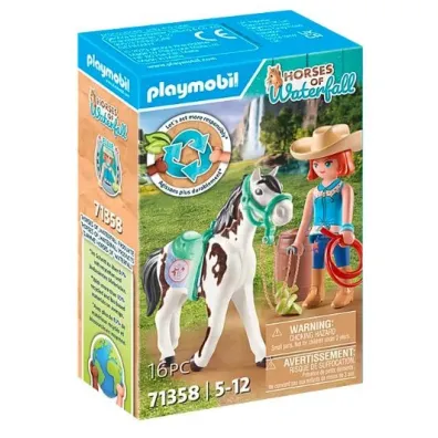 Playmobil Horses of Waterfall Ellie i Sawdust �wicz�ce western riding 71358