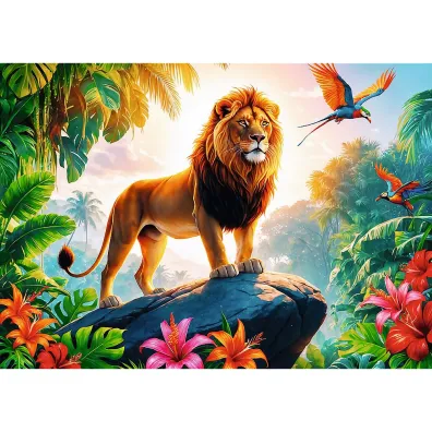 Puzzle 200 el. Kr�l d�ungli Trefl
