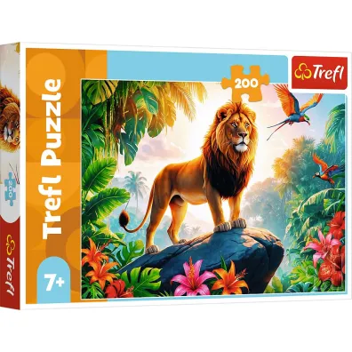 Puzzle 200 el. Kr�l d�ungli Trefl