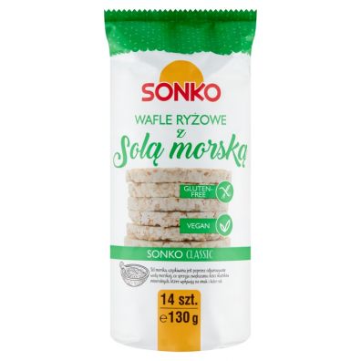 Sonko Classic Wafle ryowe z sol morsk 130 g