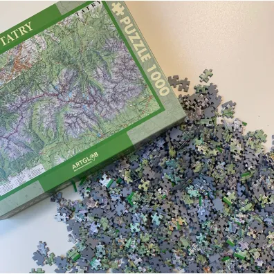 Puzzle 1000 el. Tatry mapa turystyczna 1:50 000 ArtGlob