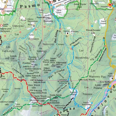 Puzzle 1000 el. Tatry mapa turystyczna 1:50 000 ArtGlob