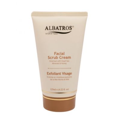 Albatros Dead Sea Facial Scrub Cream krem peelingujcy do twarzy z mineraami z Morza Martwego 125 ml
