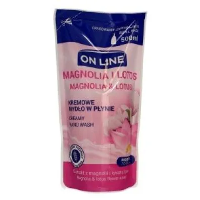 On Line Myd�o kremowe w p�ynie Magnolia i Lotos - uzupe�nienie 500 ml