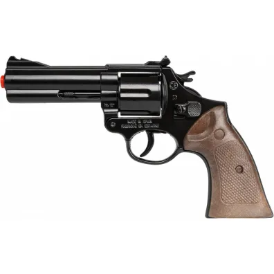 Rewolwer metalowy policjanta 12 naboi Gonher