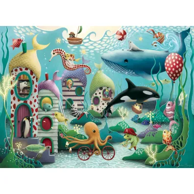 Puzzle 100 el. XXL �wiat pod wod� Ravensburger