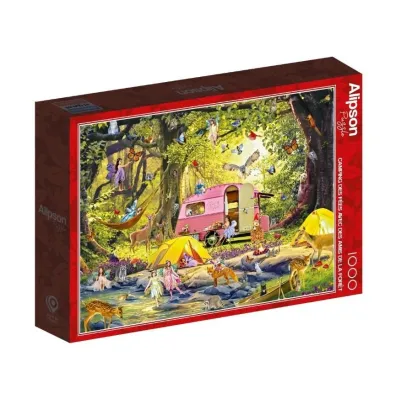 Puzzle 1000 el. Wr�kowy camping z przyjaci�mi Alipson