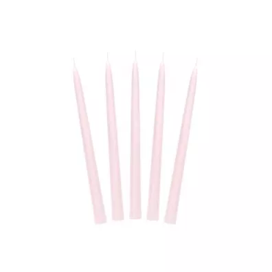PartyDeco �wieca sto�kowa matowa j. r�owy 24cm