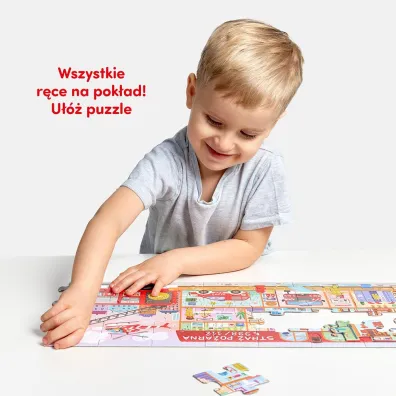 Puzzle CzuCzu 40 el. Tak dzia�a Stra� po�arna Bright Junior Media