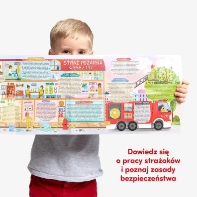 Puzzle CzuCzu 40 el. Tak dzia�a Stra� po�arna Bright Junior Media