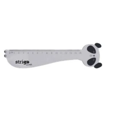 Strigo Linijka plastikowa Panda 15 cm SSC361