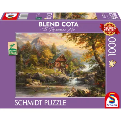 Puzzle 1000 Blend Cota Dom na lato Schmidt