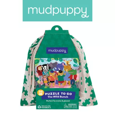Puzzle podr�ne w woreczku Dzika ekipa 3+ Mudpuppy