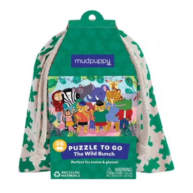 Puzzle podr�ne w woreczku Dzika ekipa 3+ Mudpuppy