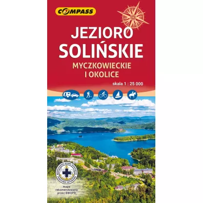 Mapa - Jezioro Soli�skie 1:25 000