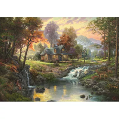 Puzzle 1000 el. G�rskie zacisze Schmidt