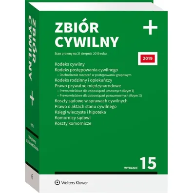 Zbi�r cywilny PLUS (/2019) Stan prawny na 21 sierpnia 2019