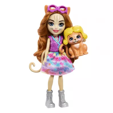 Enchantimals Mobilne studio mody Zestaw + lalka Kotek HPB34 Mattel