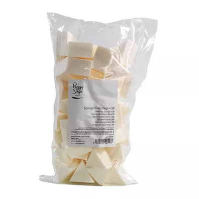 Peggy Sage Make-Up Sponge g�bka do demakija�u 50szt 50 szt.