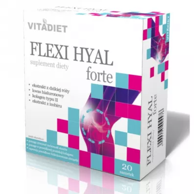 Vitadiet Flexi Hyal Forte - suplement diety 20 x 15 ml