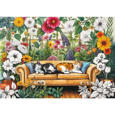 Puzzle 500el Creative Kocia oran�eria TREFL 37562  TR