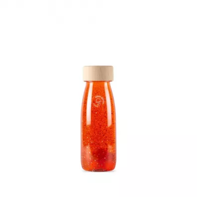 Petit Boum Butelka sensoryczna Float pomara�czowa
