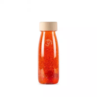 Petit Boum Butelka sensoryczna Float pomara�czowa
