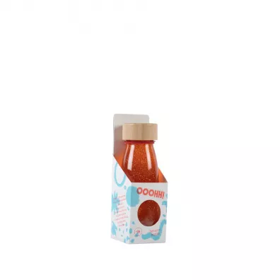 Petit Boum Butelka sensoryczna Float pomara�czowa