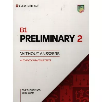 B1 Preliminary 2. Student`s Book without Answers