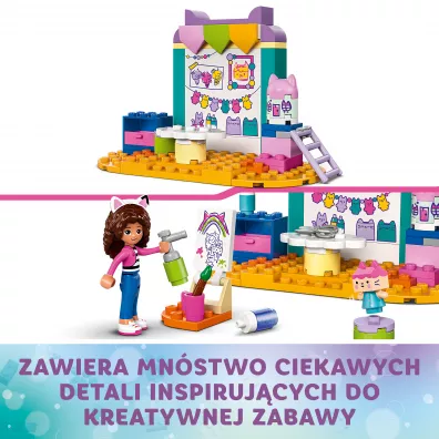 LEGO Koci domek Gabi Prace r�czne z Tekturz�tkiem Koci Domek Gabi 10795
