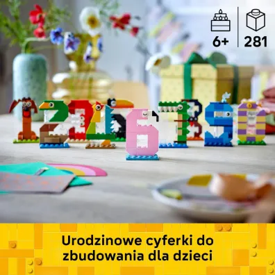 LEGO Iconic Urodzinowe cyferki 40807