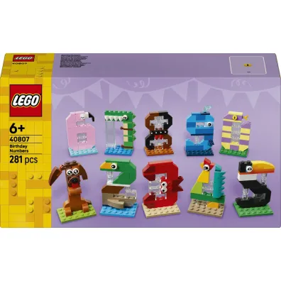 LEGO Iconic Urodzinowe cyferki 40807