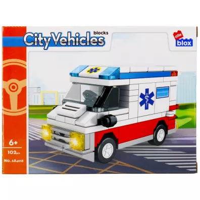 Klocki konstrukcyjne City 102 elementy ALLEBLOX