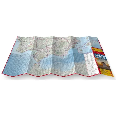 Hiszpania i Portugalia laminowana mapa samochodowa 1:1 100 000