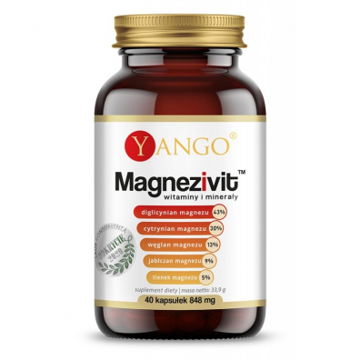 Yango Magnezivit Suplement diety 40 kaps.