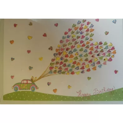 Turnowsky Karnet B6 + koperta Samoch�d z balonami MO4930X1-1