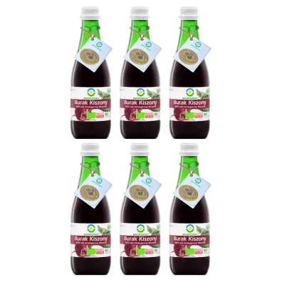 Bio Food Sok z burak�w kiszonych zestaw 6 x 300 ml Bio
