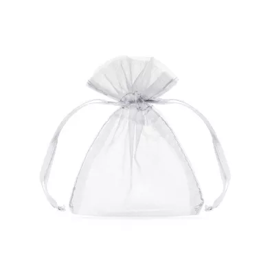 Woreczki z organzy biay 10cm 10szt