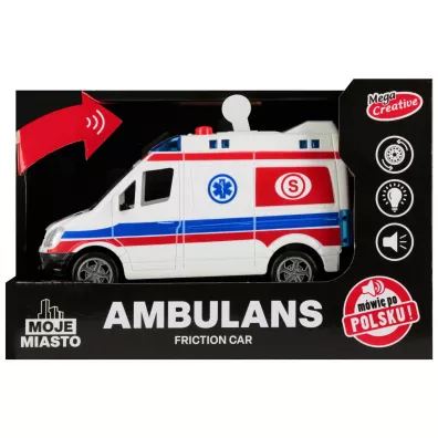 Auto Ratunkowe Moje Miasto MEGA CREATIVE 552097
